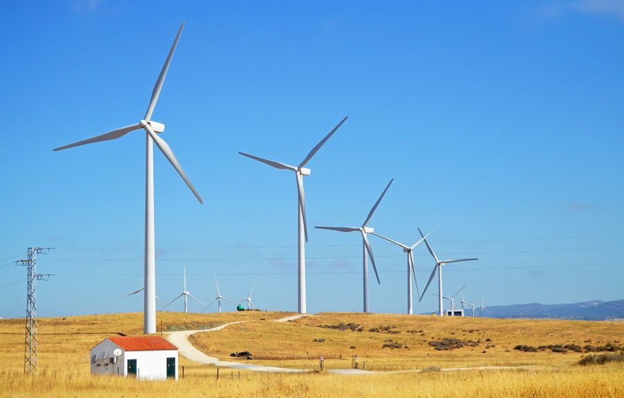 Windmills in Tarifa, province of Cadiz, Europe © Jose Ramon Pizarro Garcia